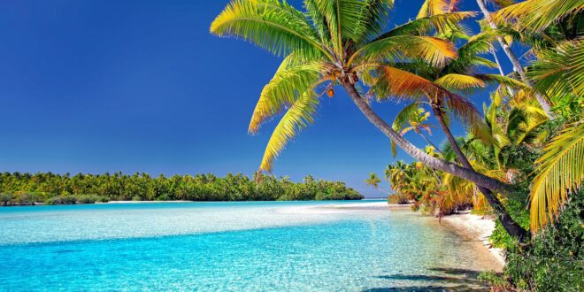 Aitutaki Palmenstrand und Koralleninseln