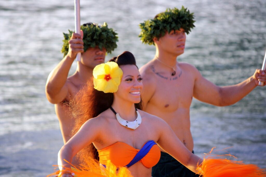 Hawaii Hula Tänzer