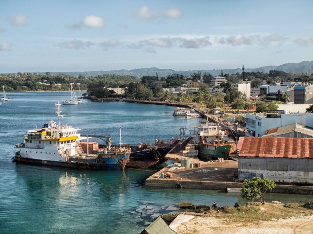 Vanuatu Hafen Schiffe