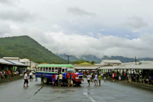 Busbahnhof in Apia