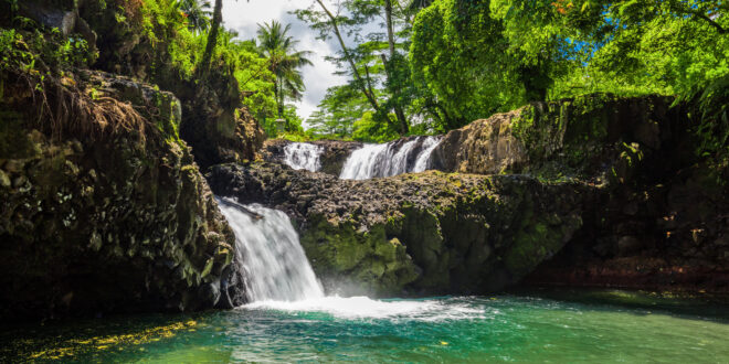 Togitogiga-Park Baden an Wasserfällen, Upolu, Samoa
