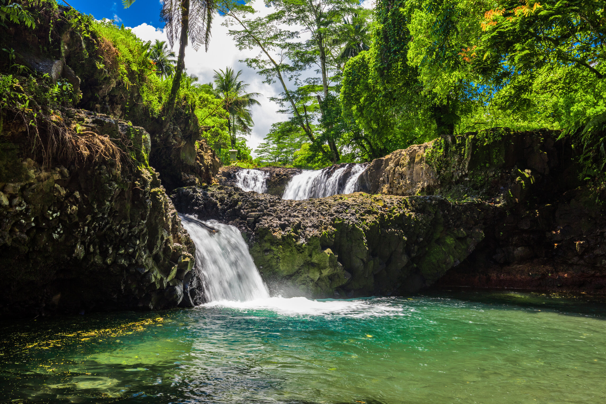 Togitogiga-Park Baden an Wasserfällen, Upolu, Samoa
