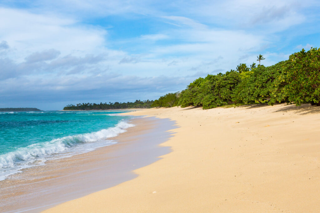 TOP-Strände: Sandy Beach auf der Insel Foa, Haapai-Inseln, Tonga